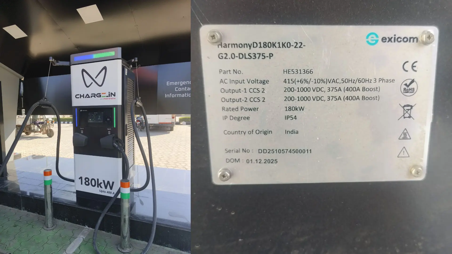 Mahindra Charge_iN charger at Mannat Paota