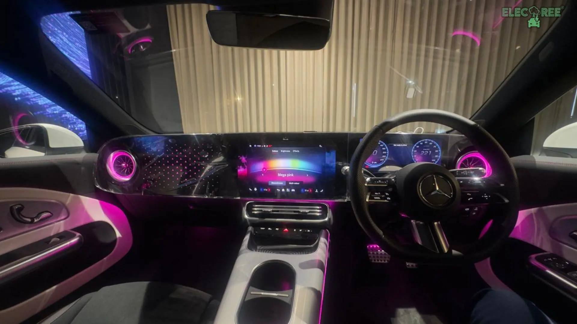 Dr. Saurabh Sharma's Mercedes CLA 250+ AMG Line's Interiors