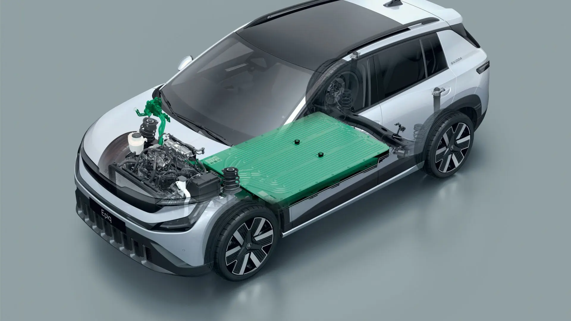 Battery and Powertrain Description of Skoda Epiq