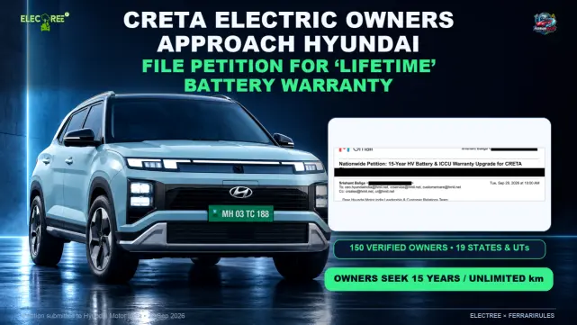 Creta Electric Owners Approach Hyundai - File Petition for Lifetime Battery Warranty