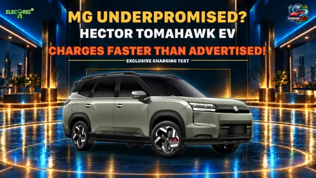 Exclusive: MG Hector Tomahawk EV Charges Faster than MG Advertises