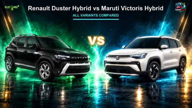 Renault Duster Hybrid vs Maruti Victoris Hybrid: All Variants Compared