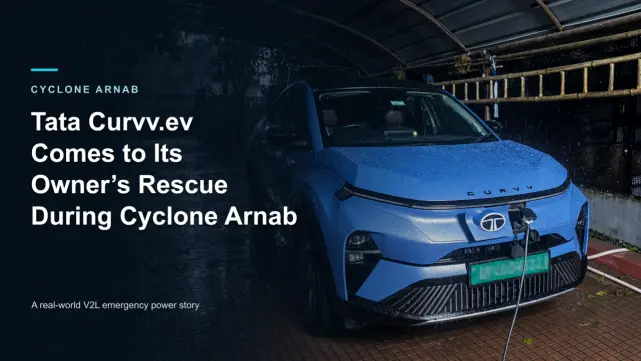 “I Was Saved by My EV”: Tata Curvv.ev Comes to Its Owner’s Rescue During Cyclone Arnab