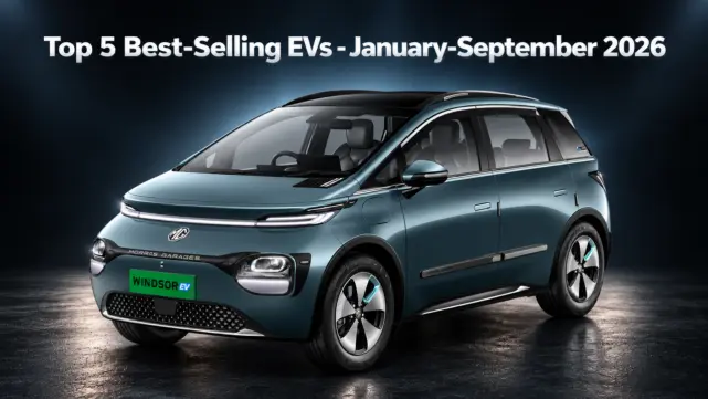 Top 5 Best Selling EVs This Year: Windsor Leads with Clear Margin