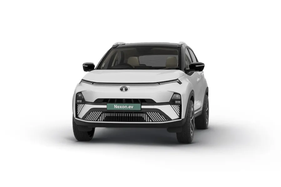 TATA Nexon EV in Pristine White Dual Tone