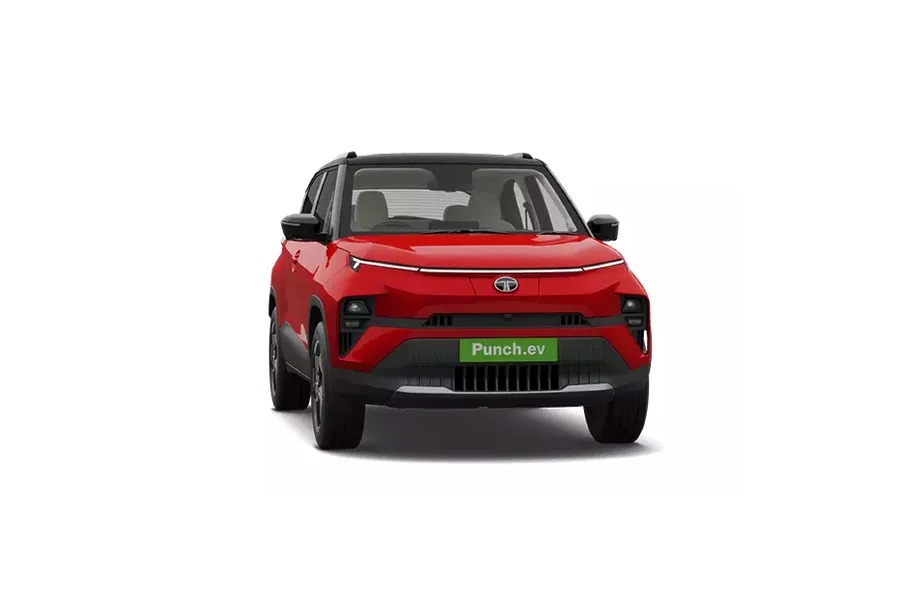 Tata Punch EV Empowered Plus LR in Fearless Red