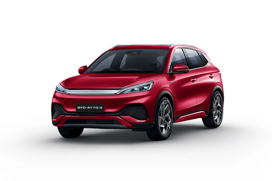 BYD ATTO 3 Dynamic in Parkour Red