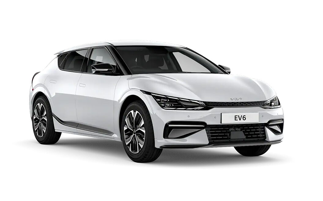 Kia EV6 in Snow White Pearl