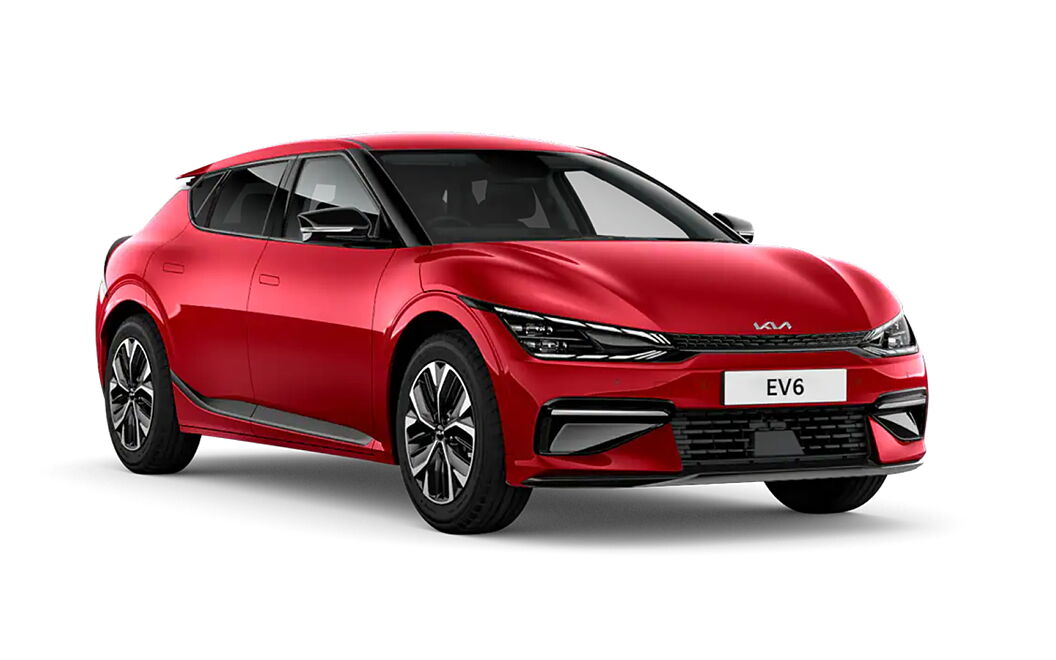 Kia EV6 in Runway Red