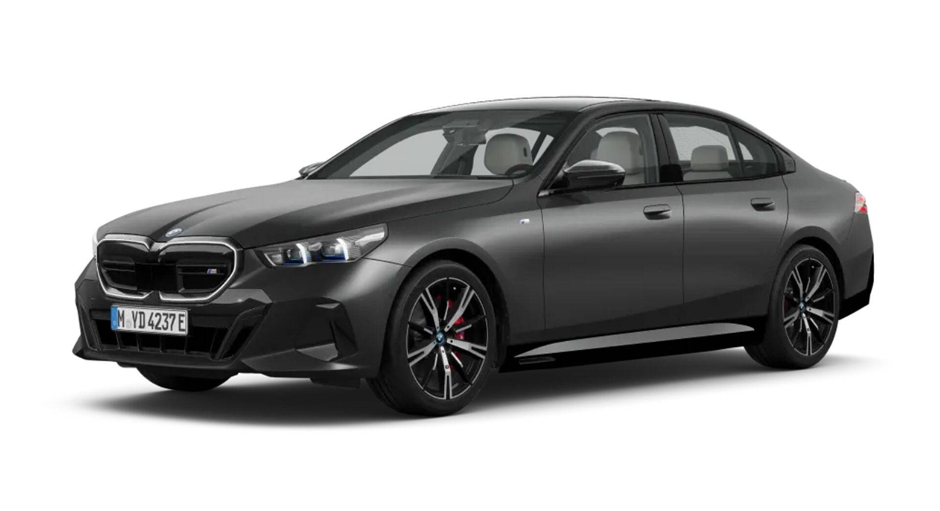 BMW i5 M60 xDrive in Individual Frozen Deep Grey metallic