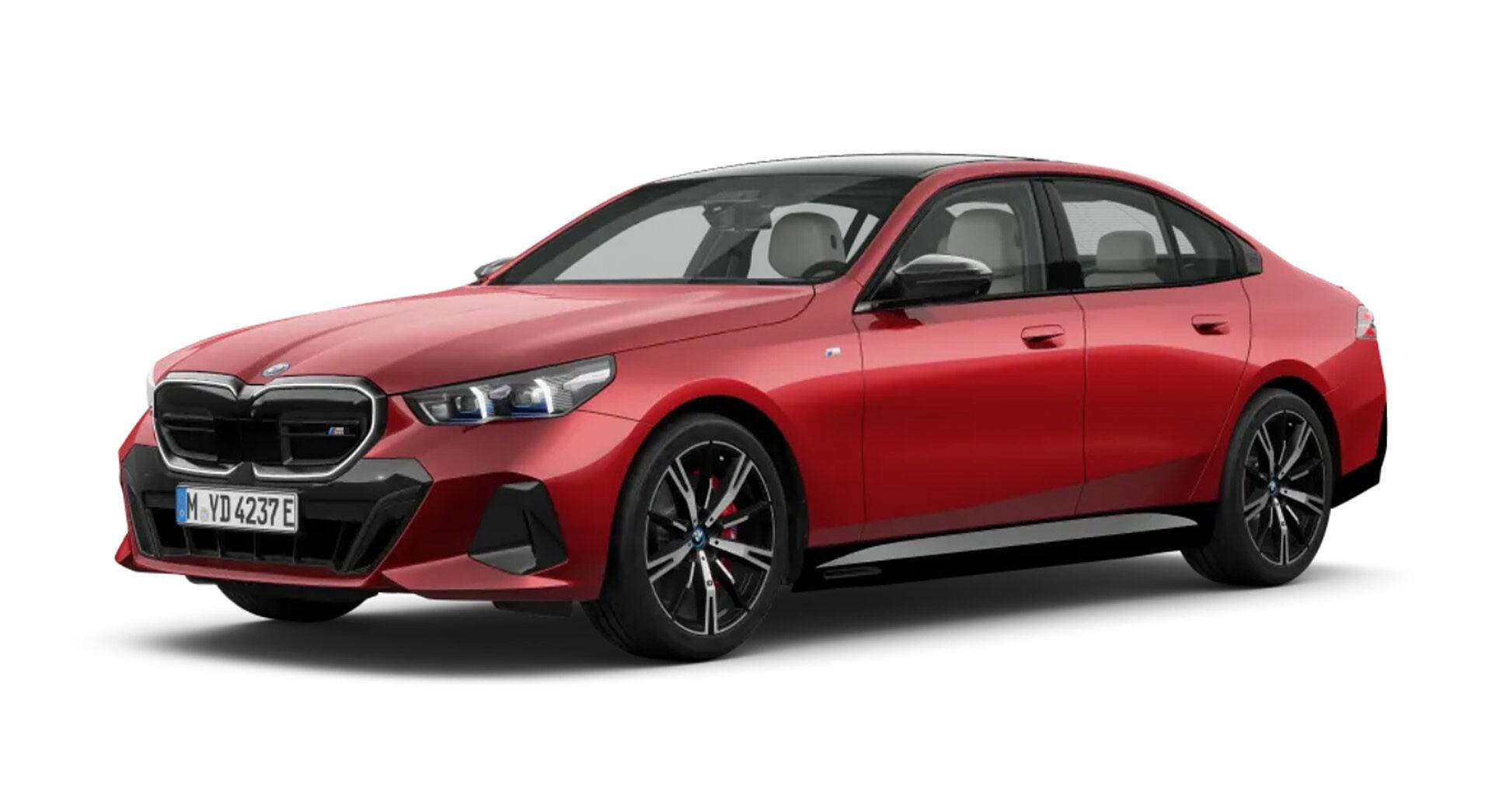 BMW i5 M60 xDrive in Fire Red Metallic