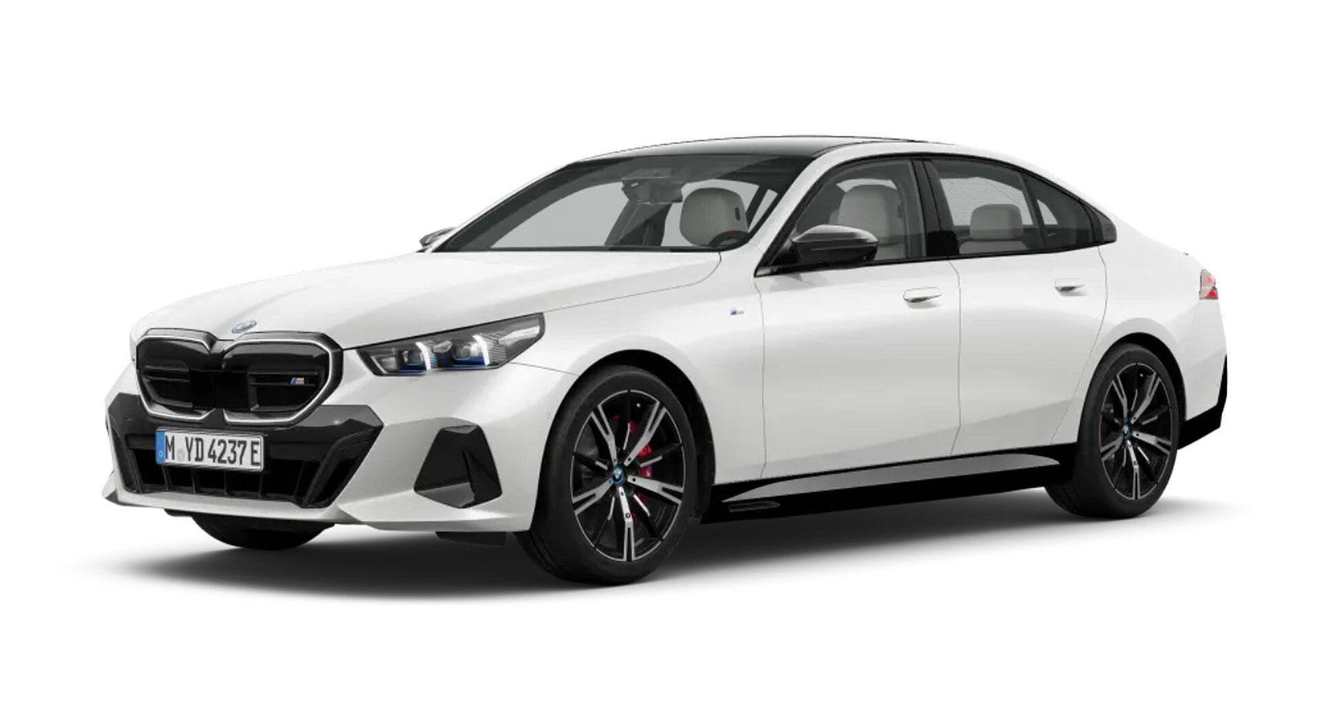BMW i5 M60 xDrive in Mineral White Metallic