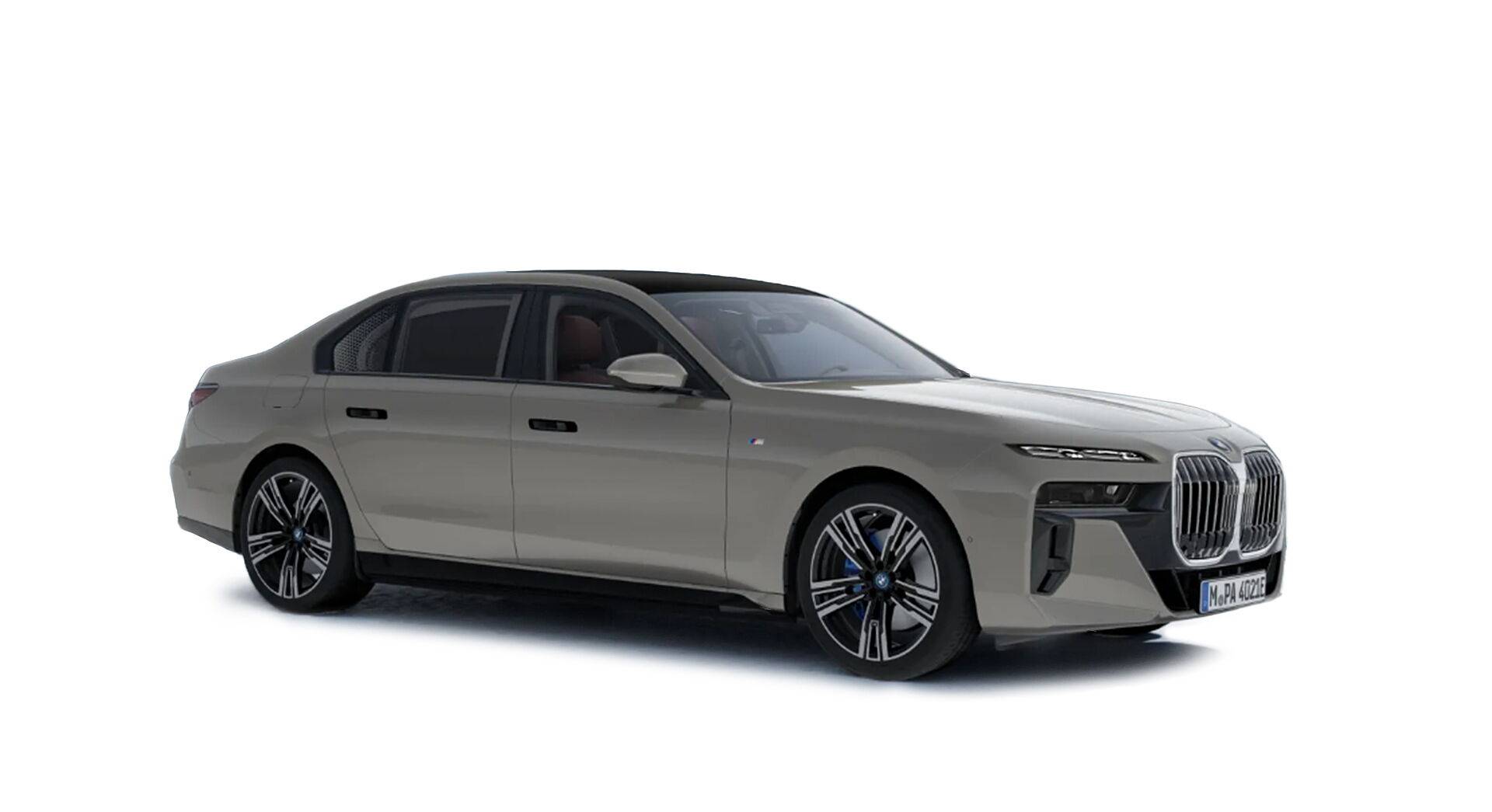 BMW i7 in Oxide Grey Metallic