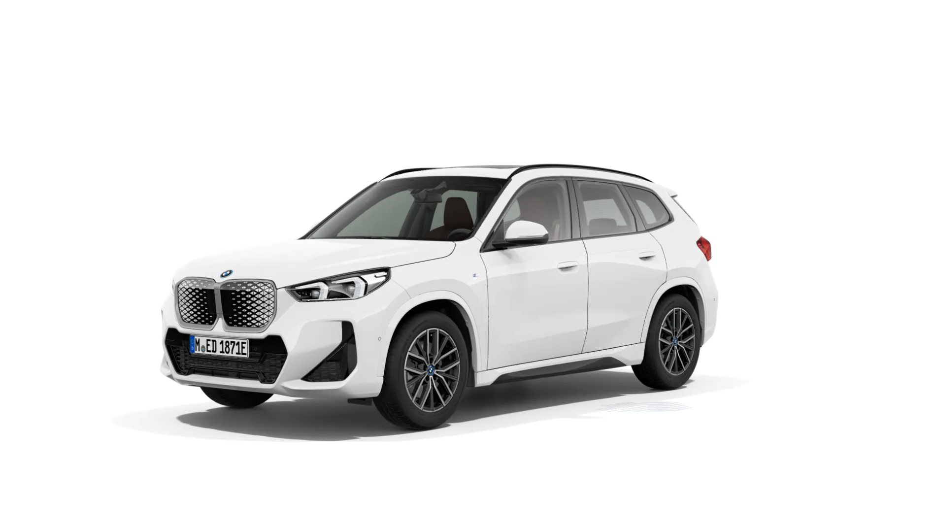 BMW iX1 in Alpine White Solid