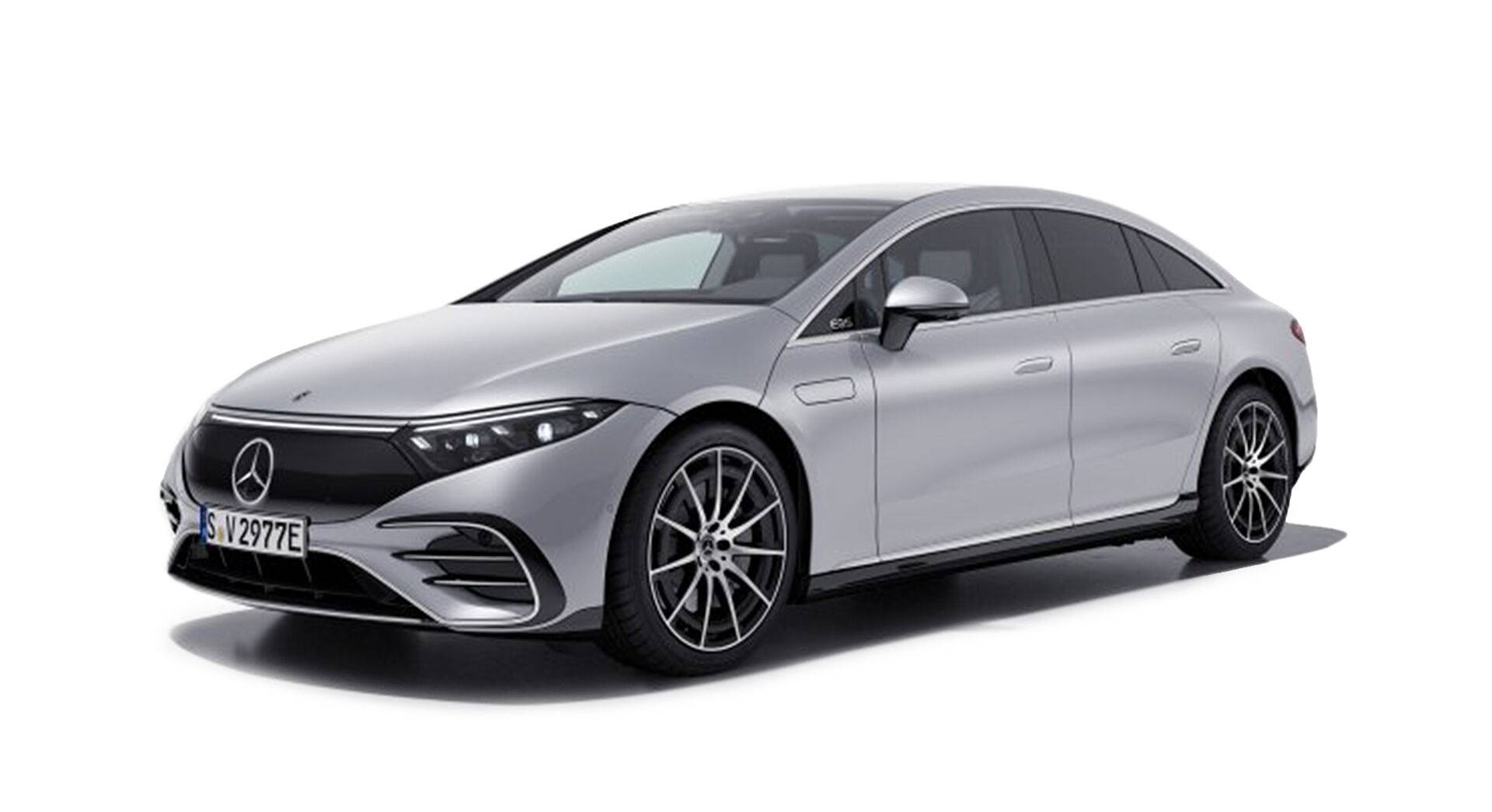 Mercedes-Benz EQS 580 4Matic in High-Tech Silver