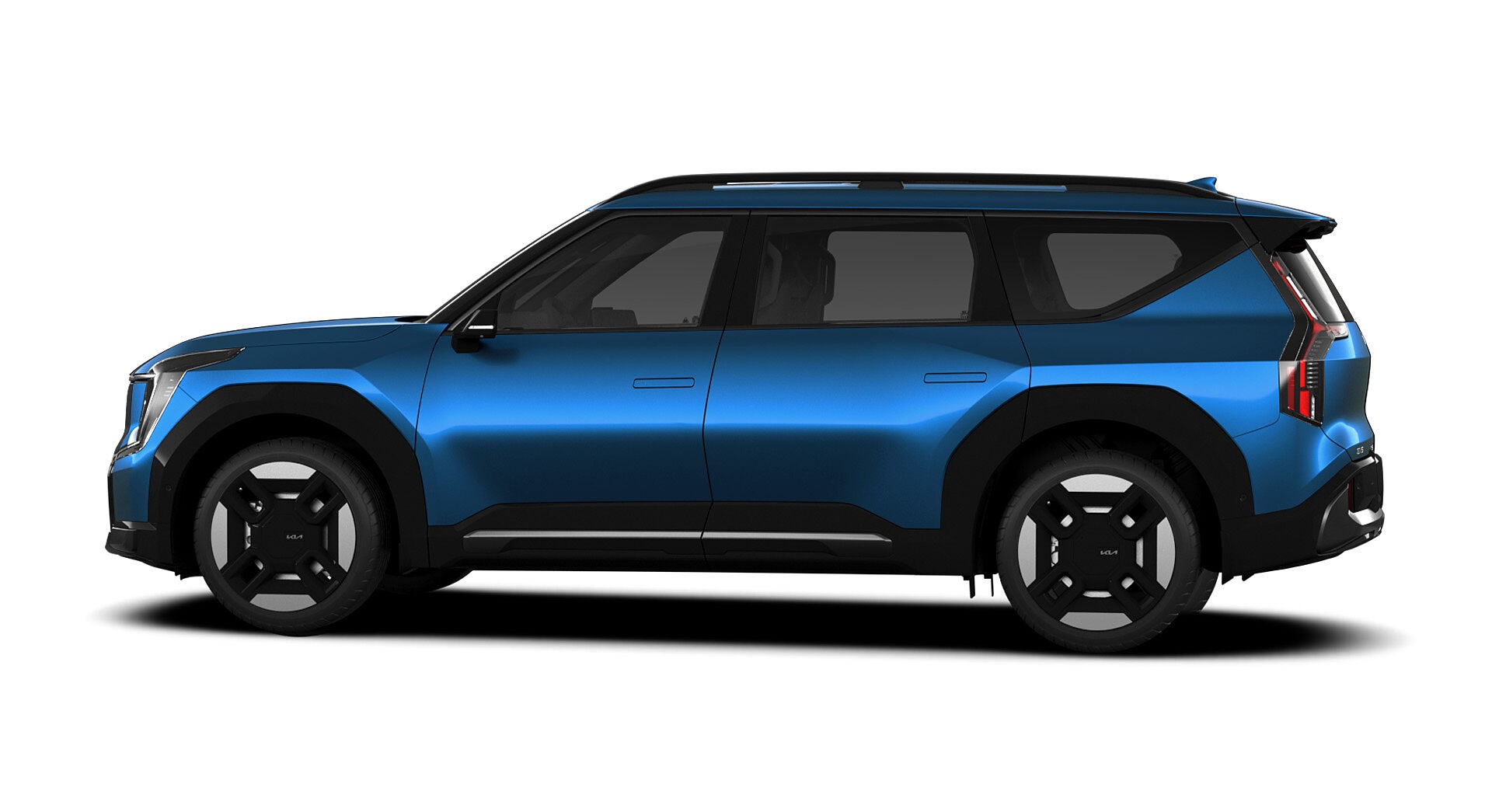 Kia EV9 in Ocean Blue