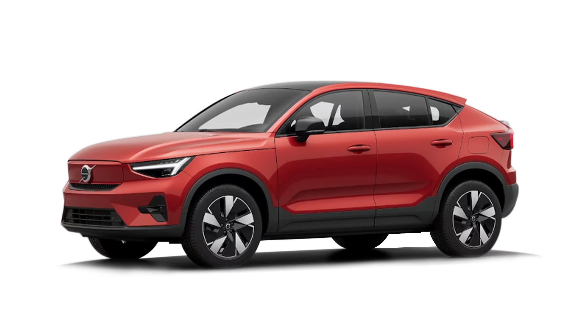 Volvo C40 Recharge in Fusion Red