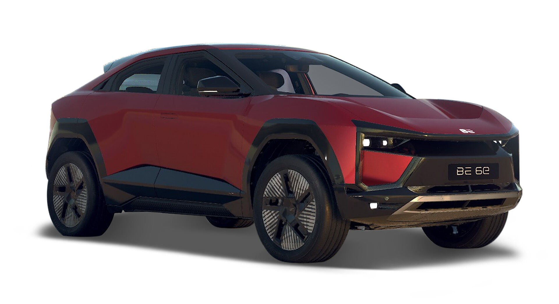 Mahindra BE 6 Pack 1 in Tango Red