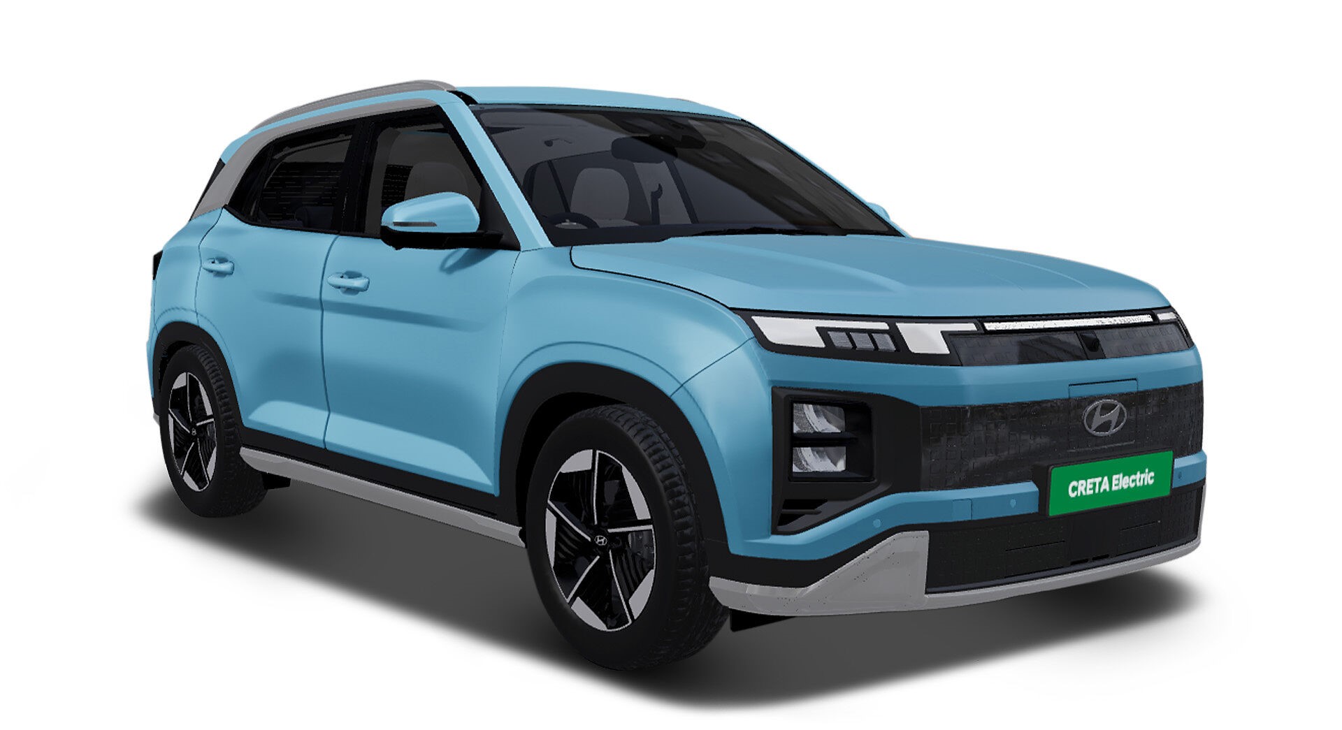 Hyundai Creta Electric Excellence Knight LR in Ocean Blue Metallic