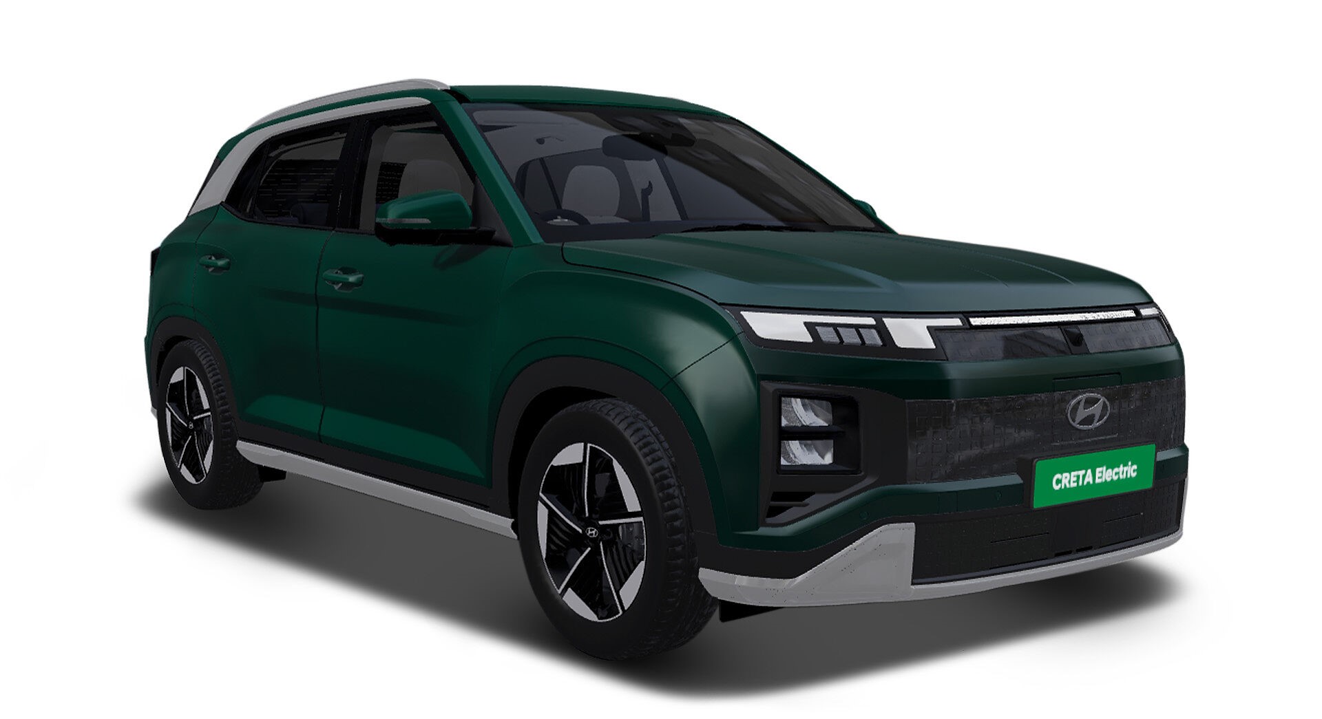 Hyundai Creta Electric Excellence Knight LR in Robust Emerald Matte