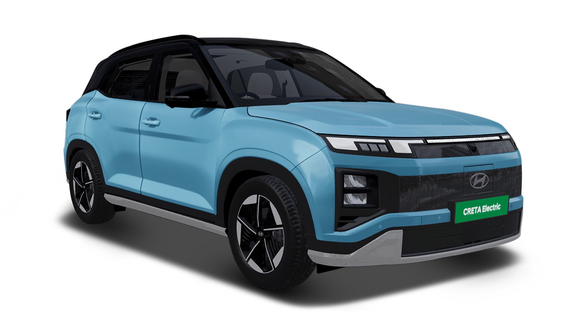 Hyundai Creta Electric Excellence Knight LR in Ocean Blue Metallic w/ Black Roof (DT)