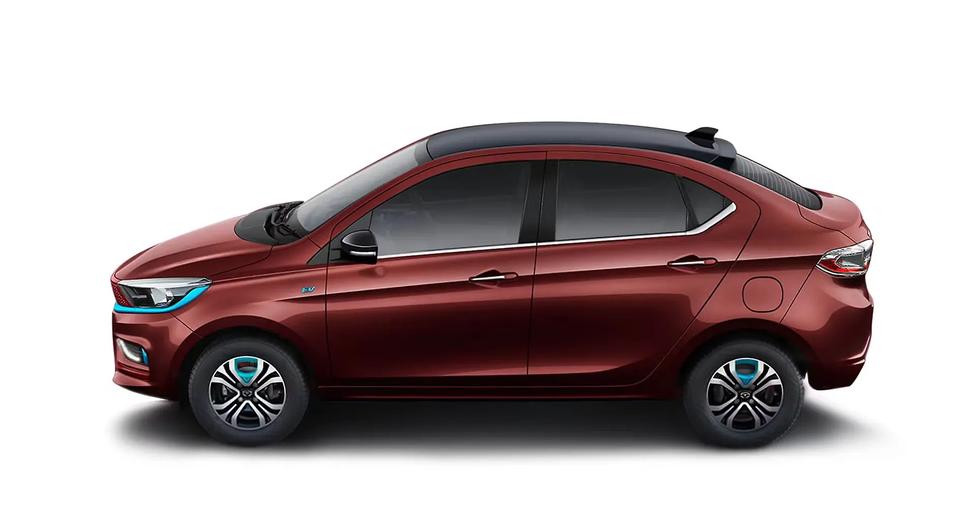 Tata Tigor EV in Magnetic Red