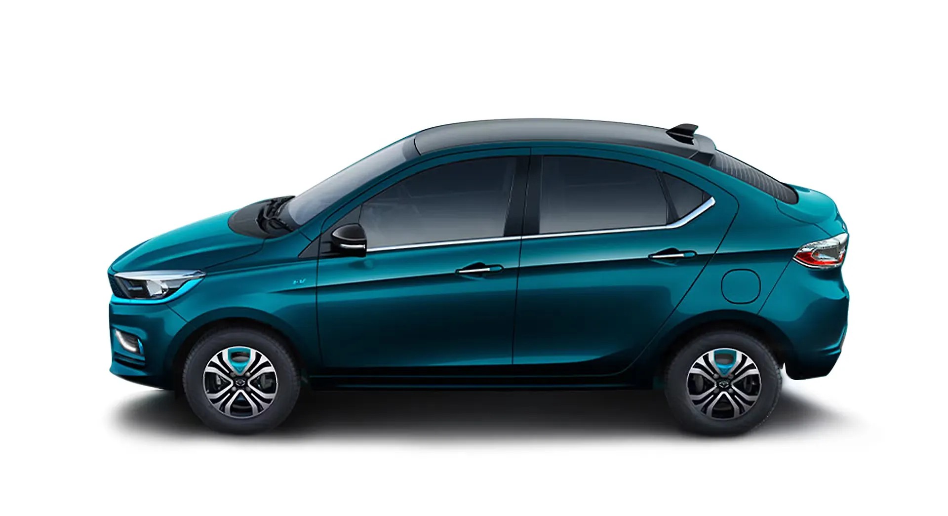 Tata Tigor EV in Signature Teal Blue