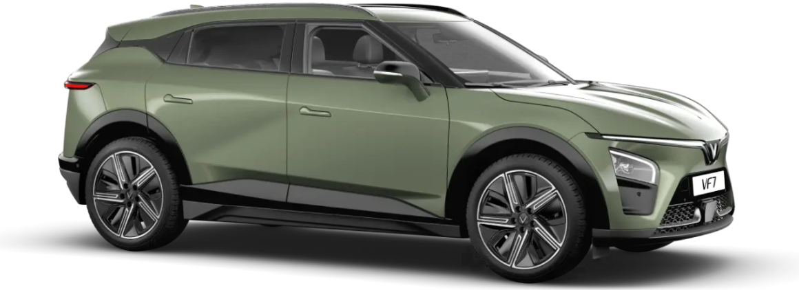 VinFast VF 7 Sky Infinity in Urban Mint