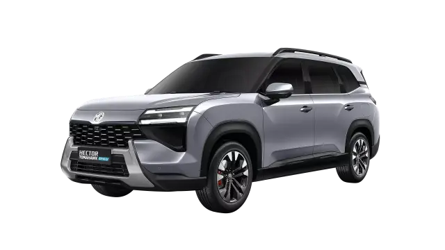 MG Hector Tomahawk PHEV Essence 7 Seater in Aurora Silver
