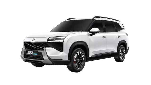 MG Hector Tomahawk PHEV Essence 7 Seater in Pearl White