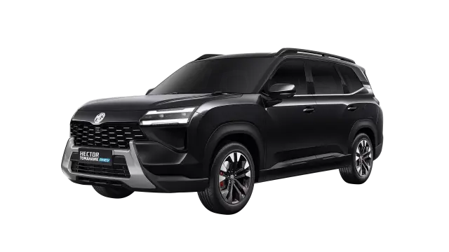 MG Hector Tomahawk PHEV Essence 7 Seater in Starry Black