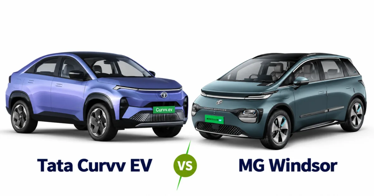 TATA Curvv EV Series X vs MG Windsor EV