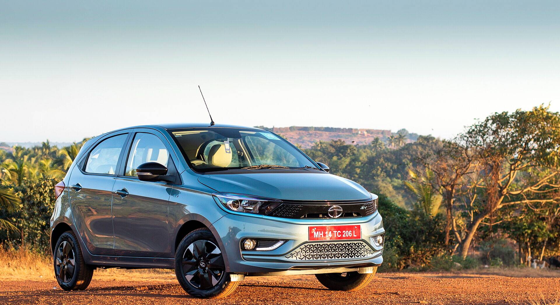 TATA Tiago EV exterior view 1