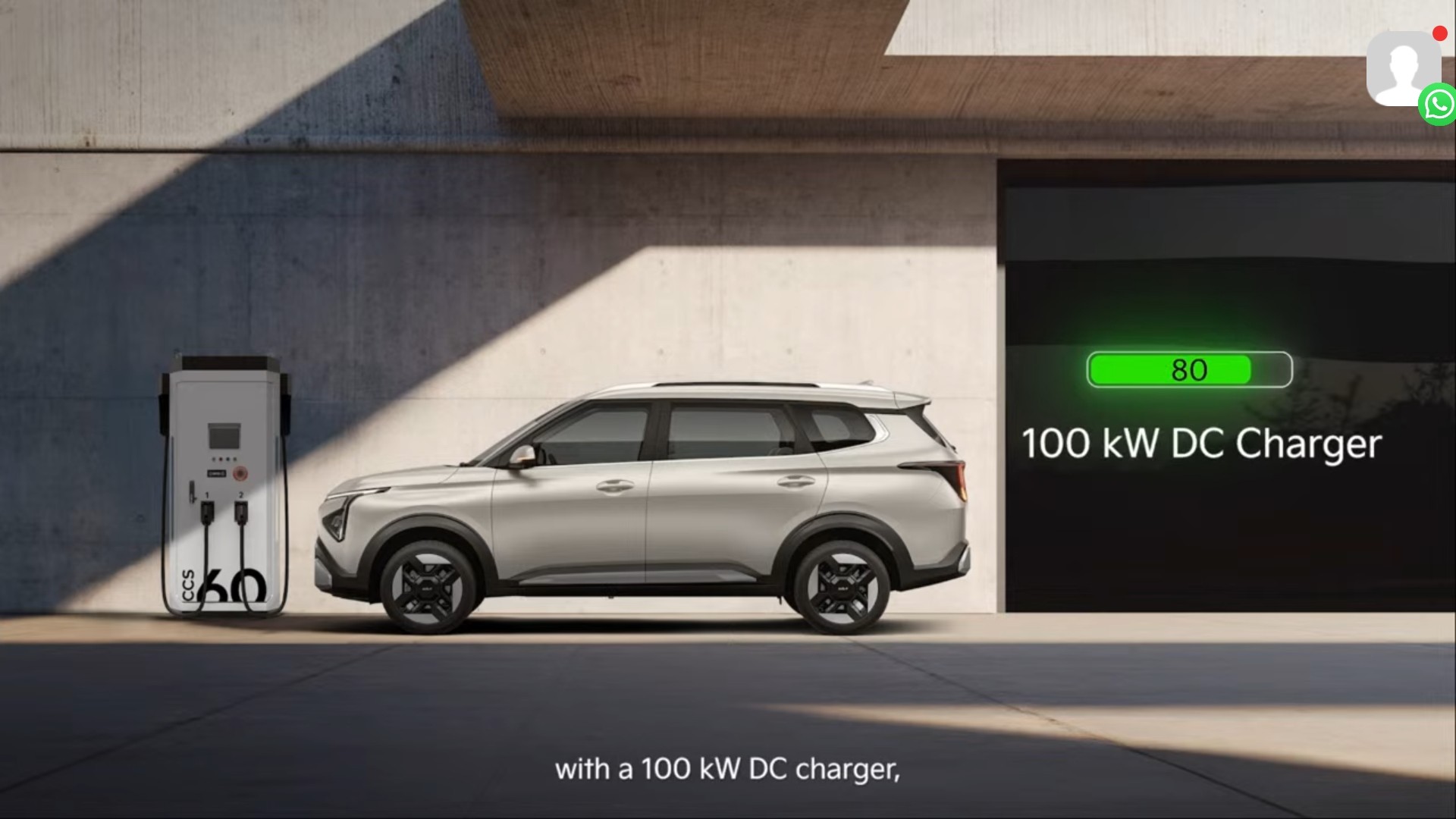 Kia Carens Clavis EV exterior view 6