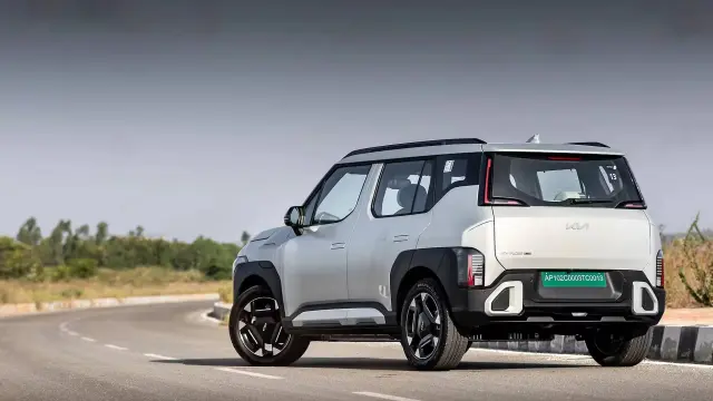 Kia Syros EV exterior - Rear Three Quarters - image