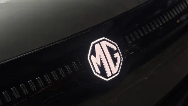 MG Hector Tomahawk EV exterior - Front MG Logo Branding - image