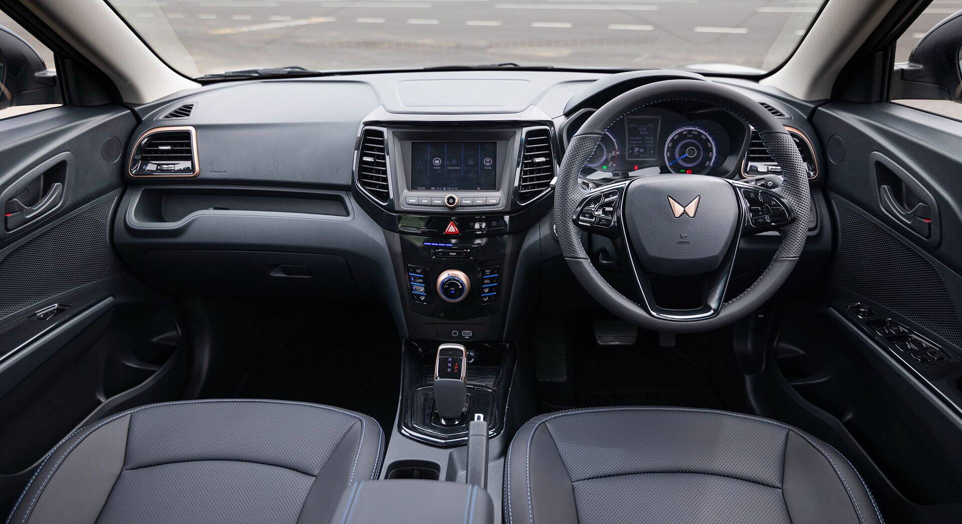 Mahindra XUV400 EV interior view 1