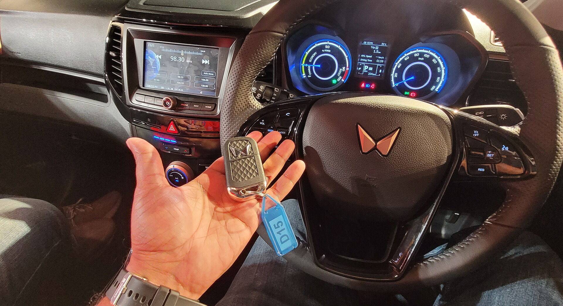 Mahindra XUV400 EV interior view 7