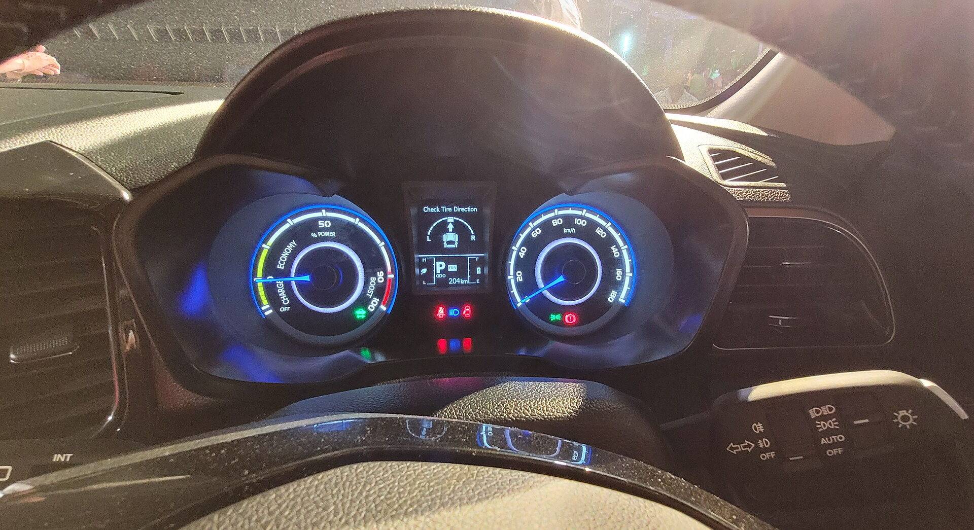 Mahindra XUV400 EV interior view 9