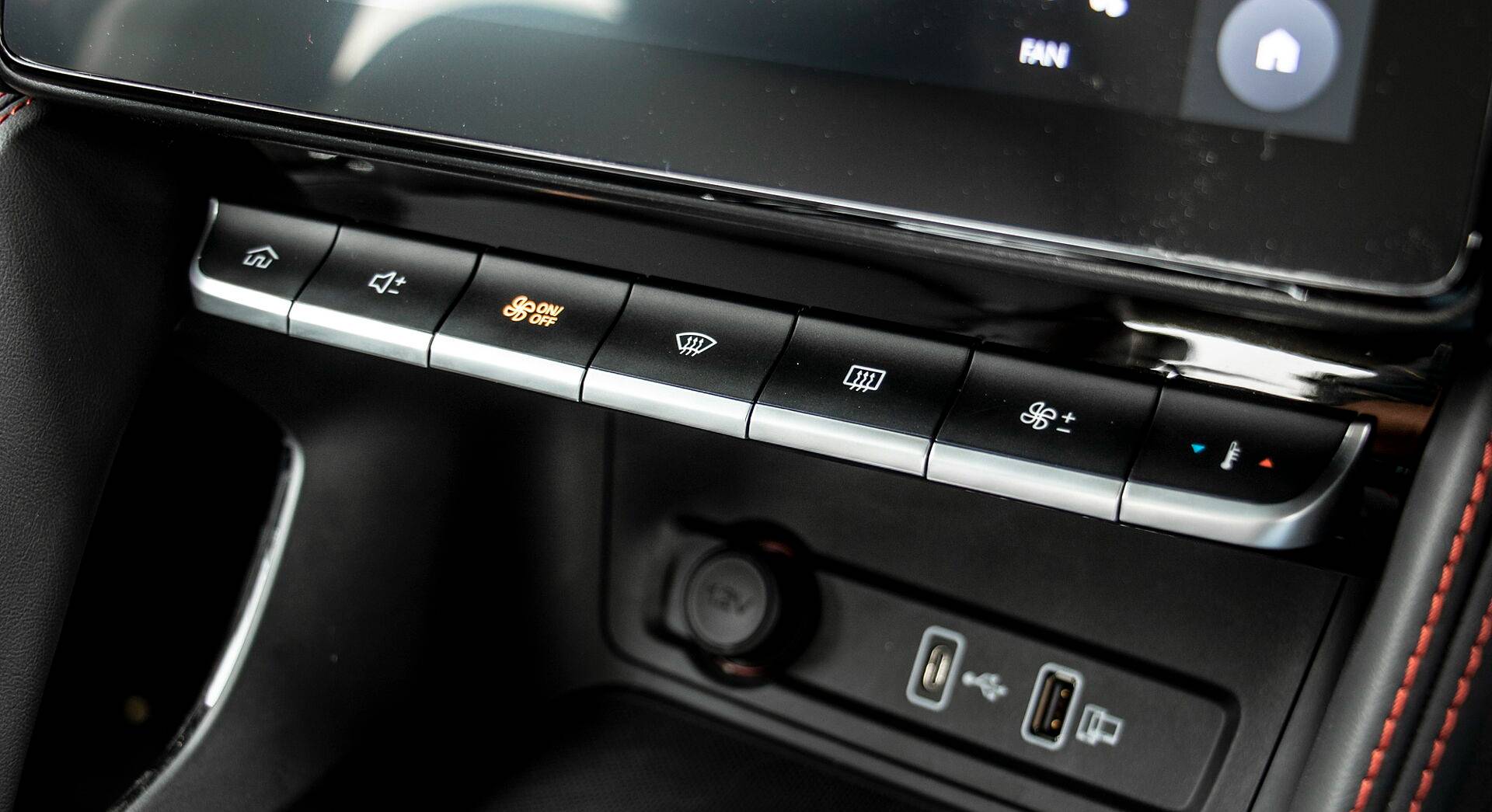 MG ZS EV interior view 11