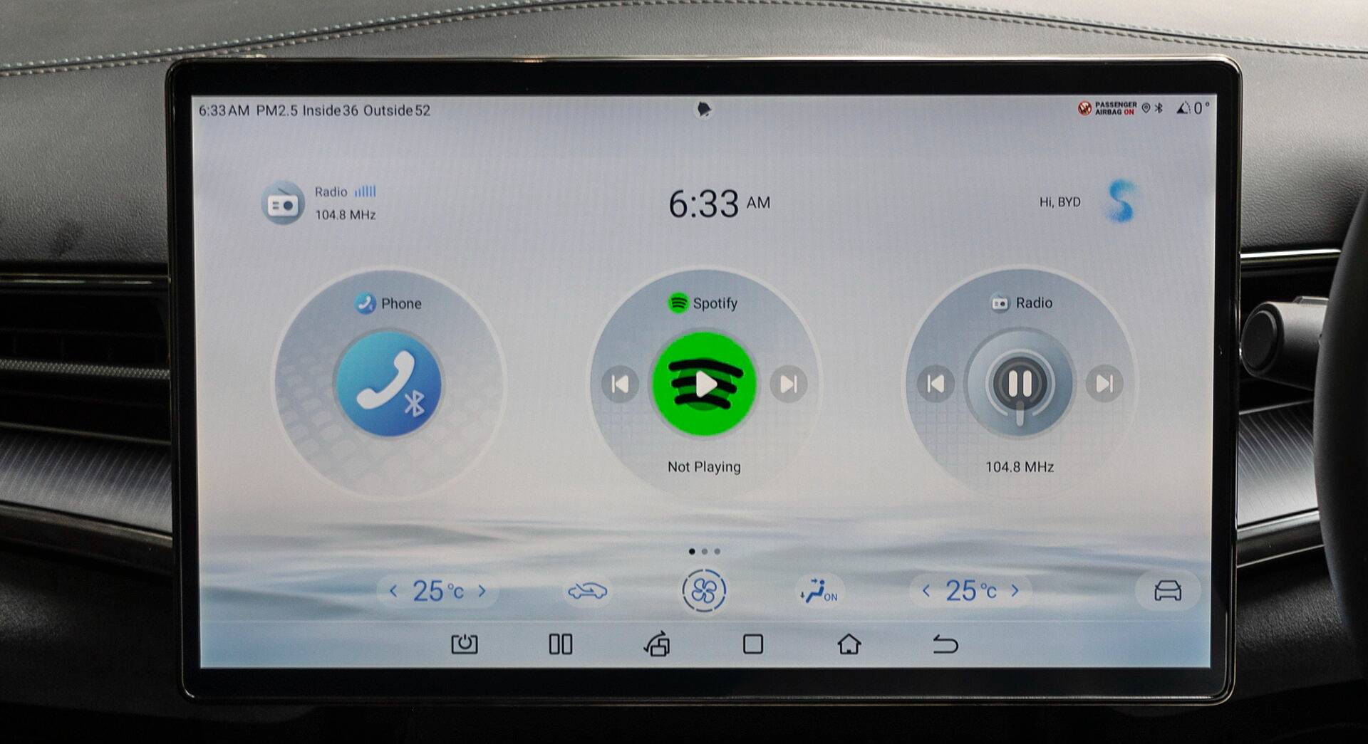 BYD Seal interior view 8