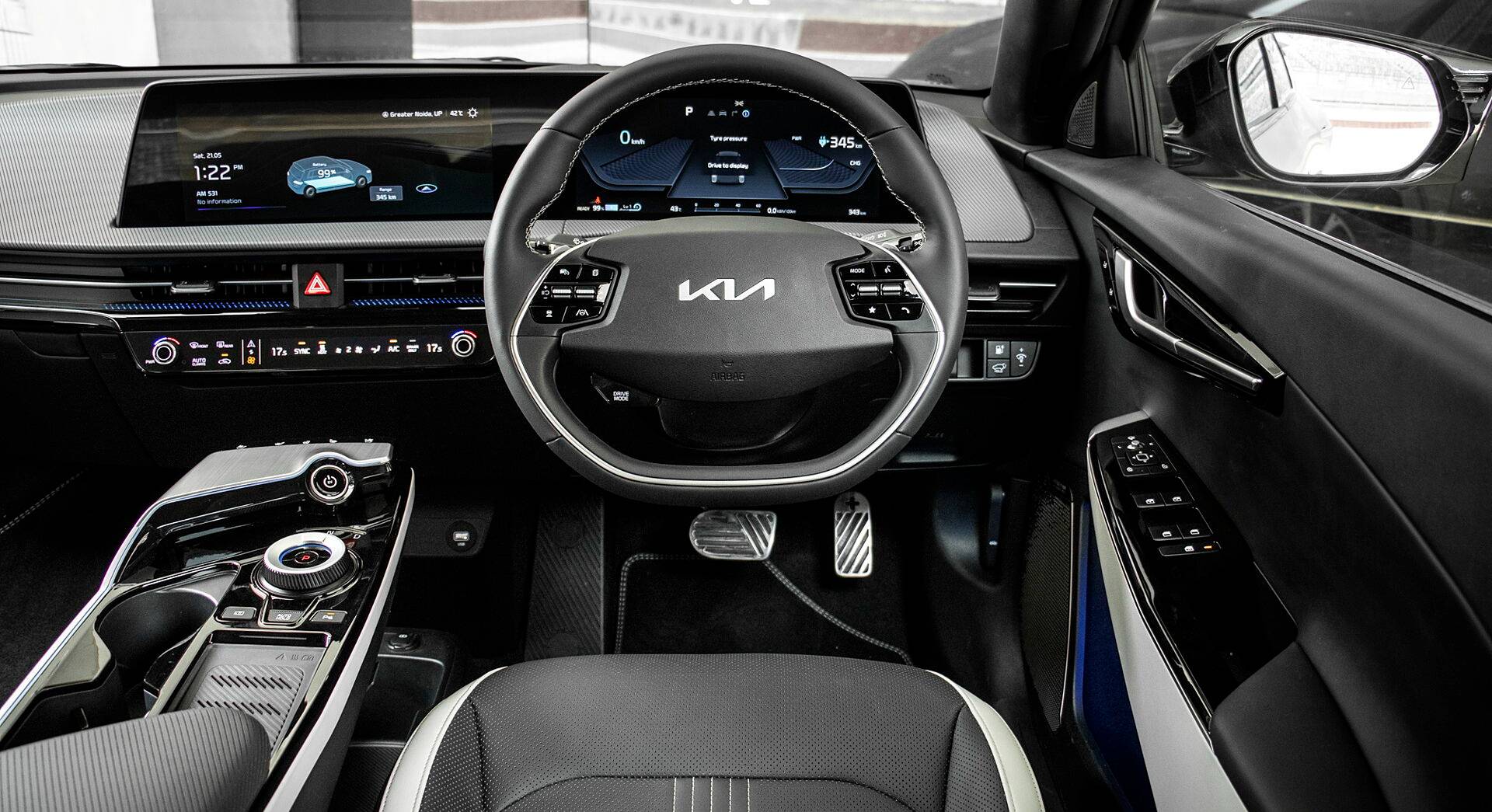 Kia EV6 interior view 2