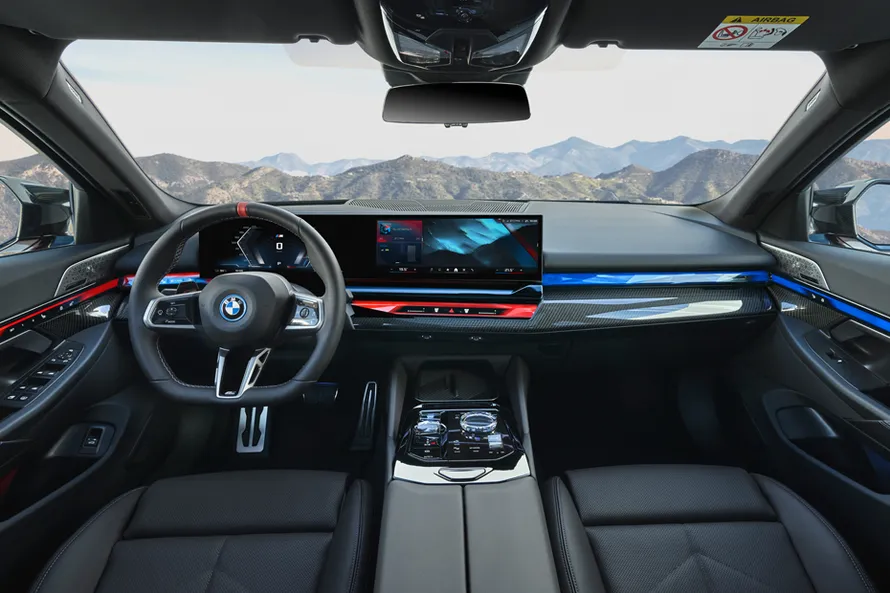 BMW i5 M60 xDrive interior view 1
