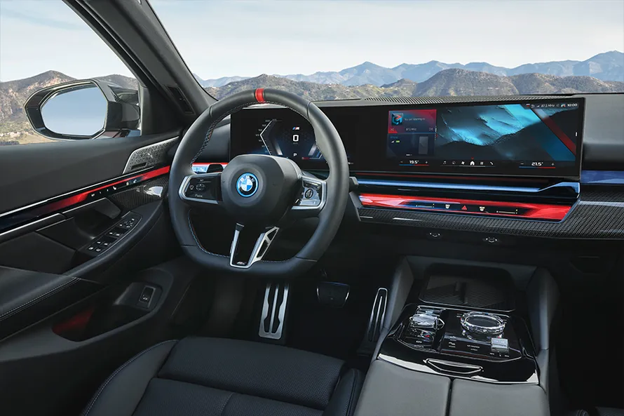 BMW i5 M60 xDrive interior view 2