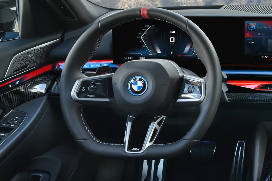 BMW i5 M60 xDrive interior view 3