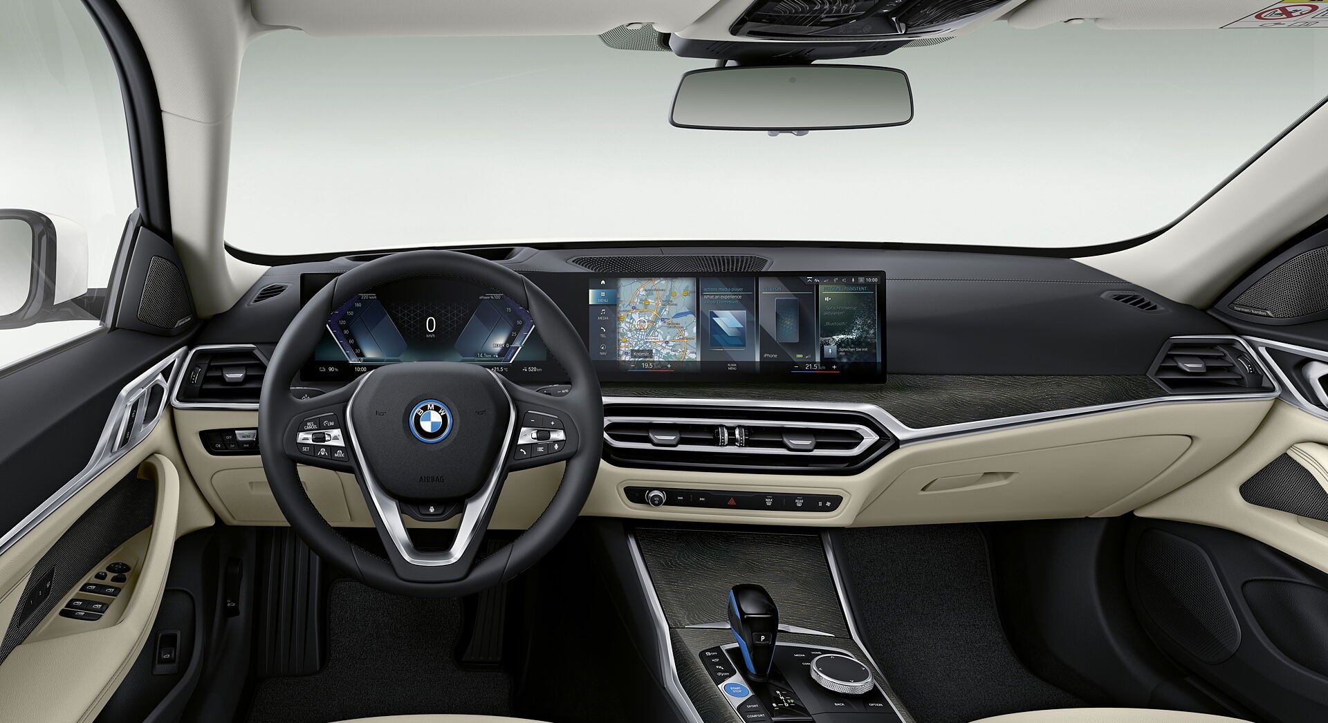 BMW i4 interior view 1