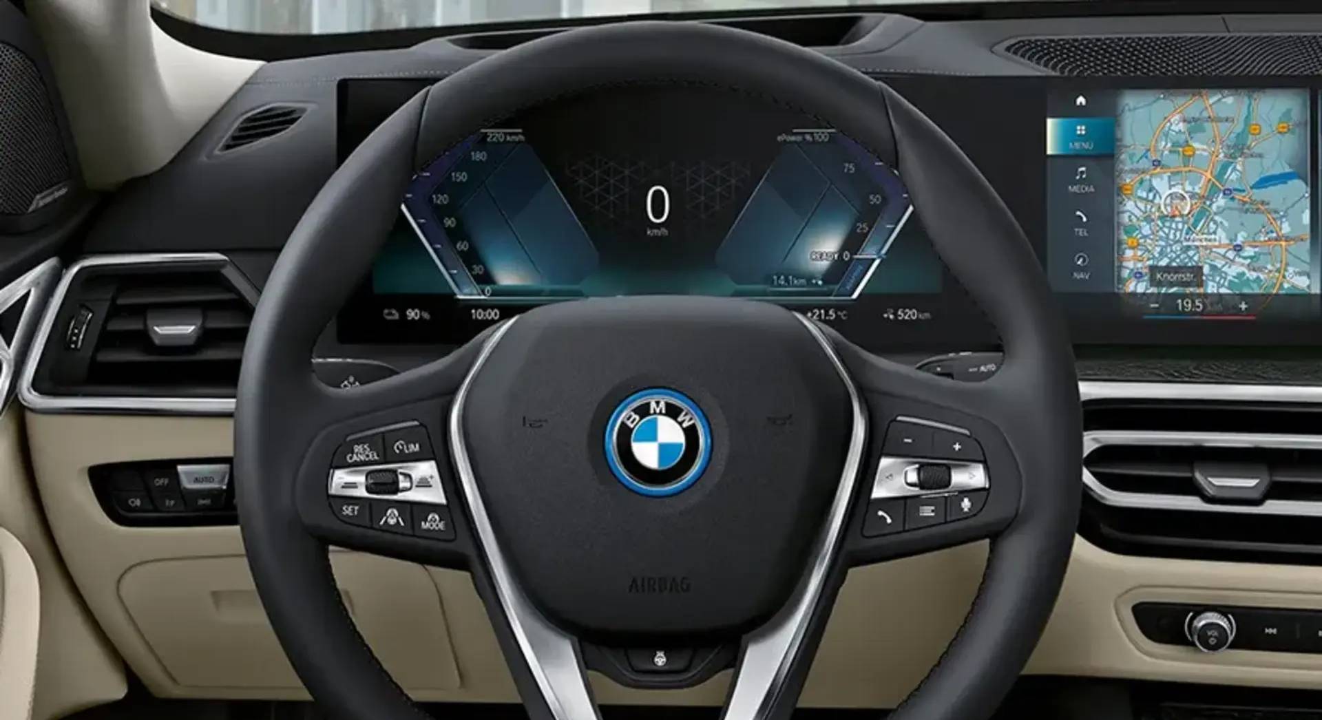 BMW i4 interior view 3