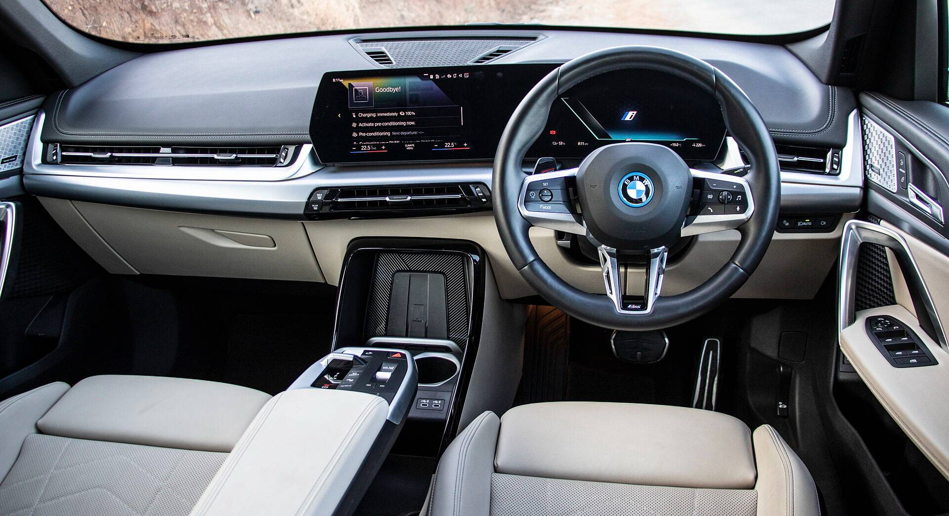 BMW iX1 interior view 1