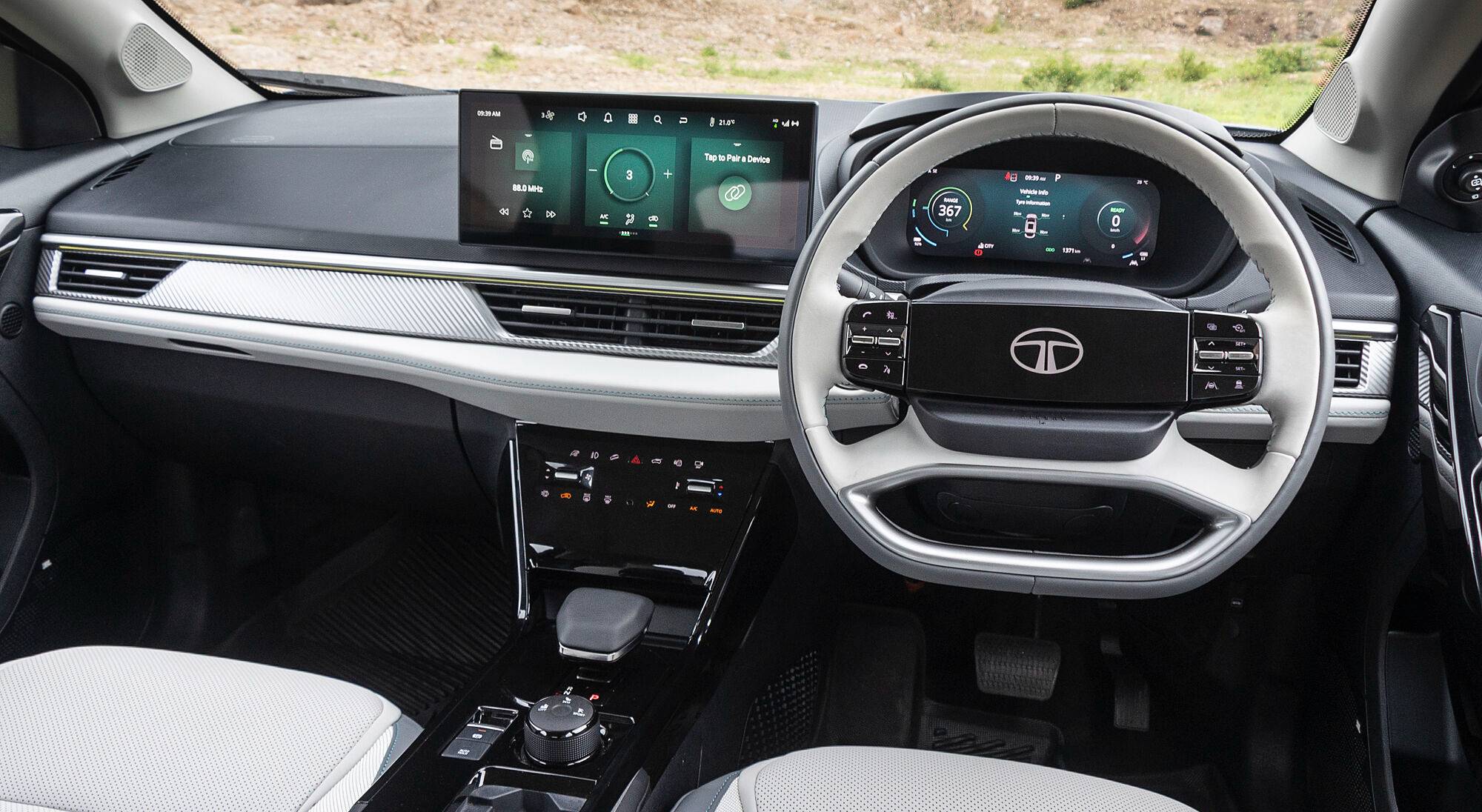 TATA Curvv EV interior view 1