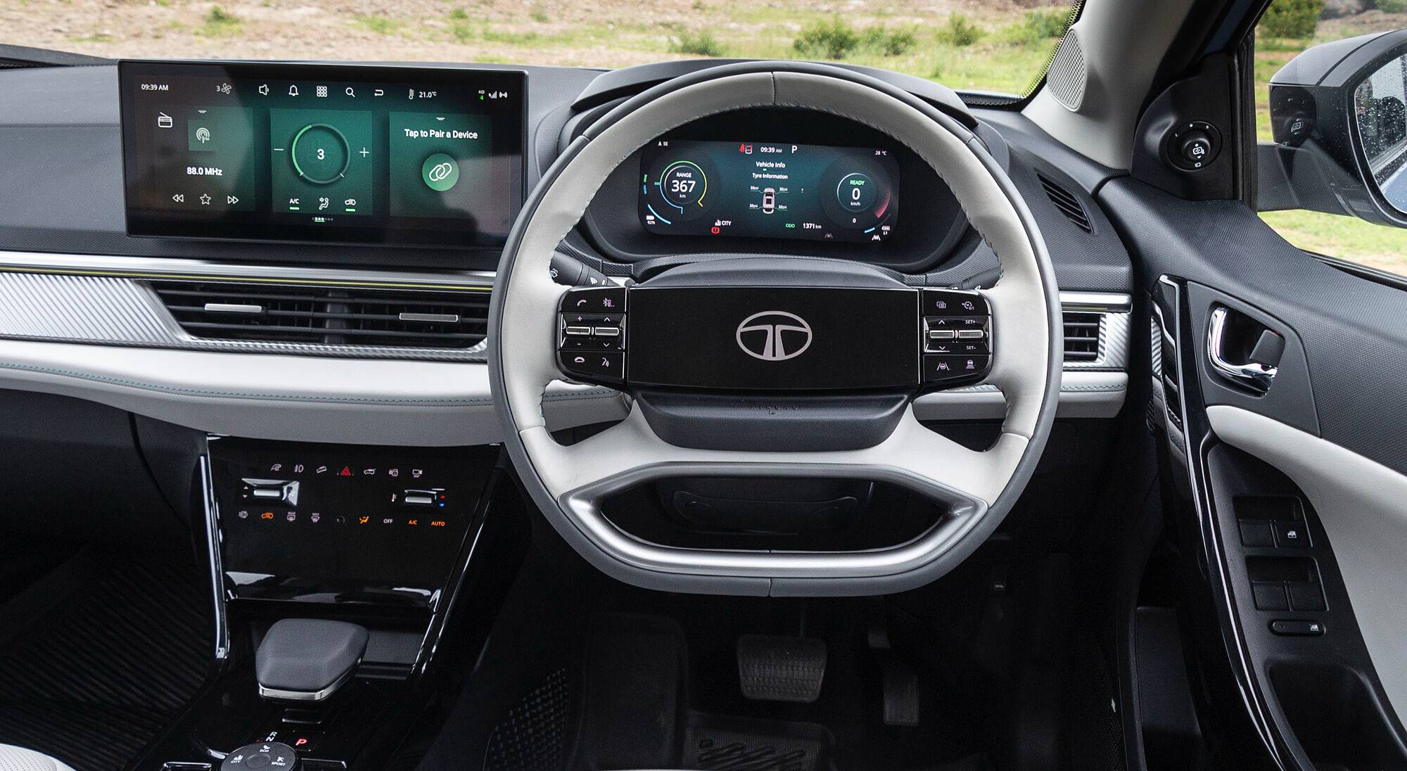 TATA Curvv EV interior view 2